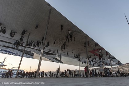 02 02 2013,  Marseille, FRA, 13, Inauguration de l'ombrière et du Vieux Port semi-piétonnier