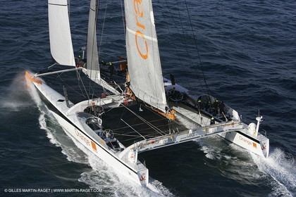 Orange II-2005 Jules Verne Trophy-Start from Ushant