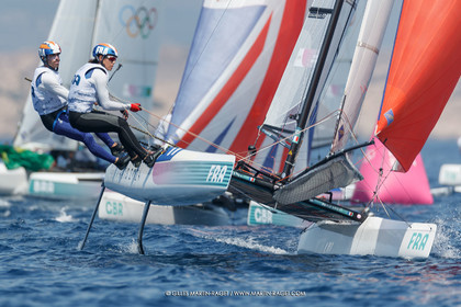 06 08 2024, Marseille (FRA), Paris 2024 Olympic Games, Sailing, Race Day 9