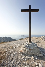 10 09 2009 - Marseille (FRA, 13) - Les Calanques - Massif de Marseilleveyre - Vue du sommet