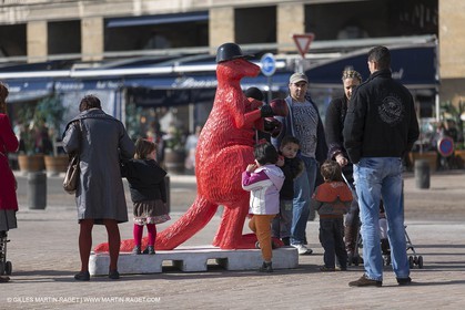02 02 2013 Marseille (FRA,13) - Opening of the shadehouse and renovated historical Vieux Port