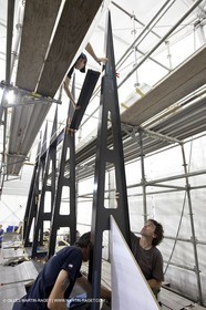 13 10 2009 - San Diego (USA, CA) - 33rd America's Cup - BMW ORACLE Racing - BOR 90 modifications