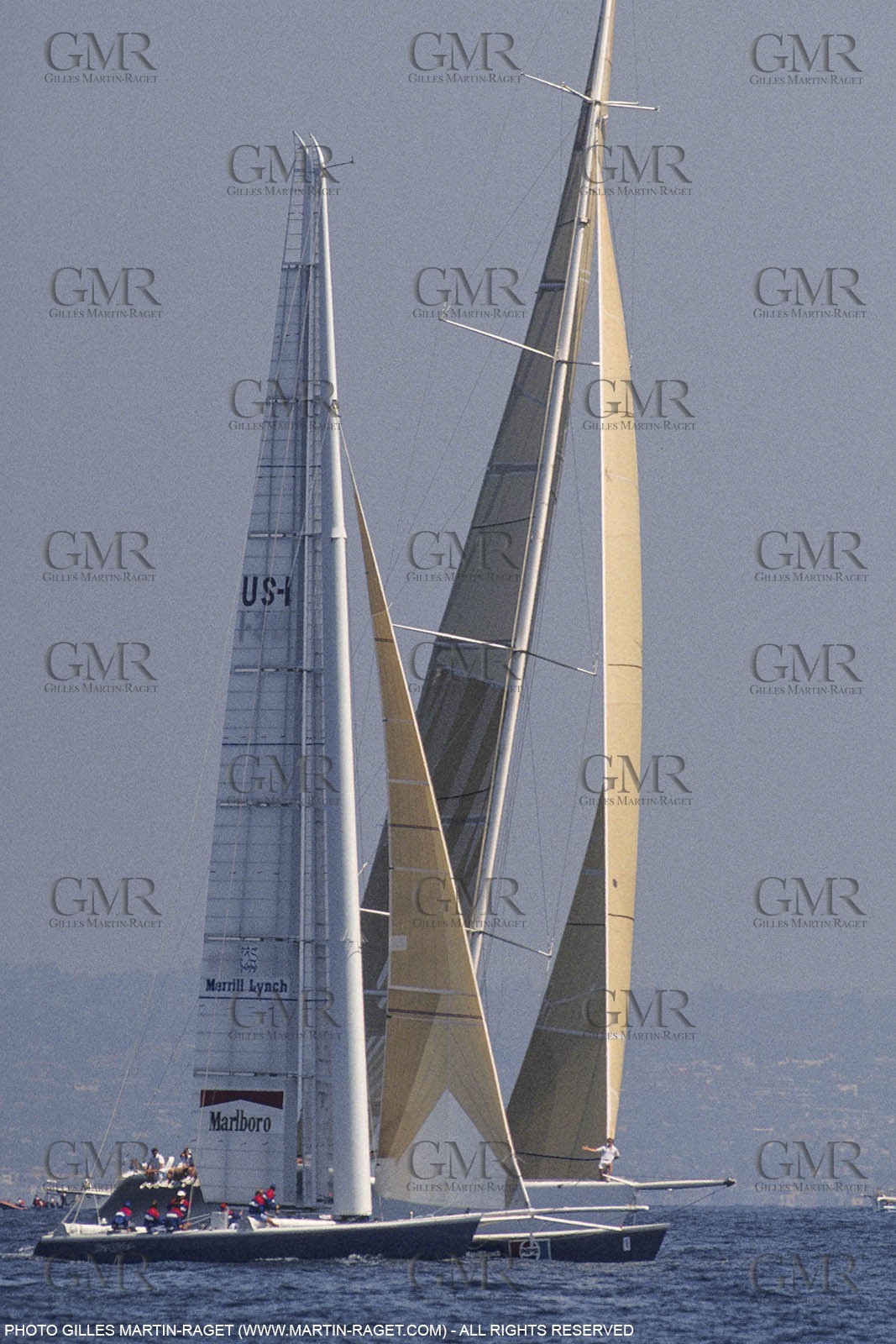 Sailing, Yacht Racing, America's Cup XXVII, San Diego (USA,CA) 1988, Stars & Stripes Vs New Zealand