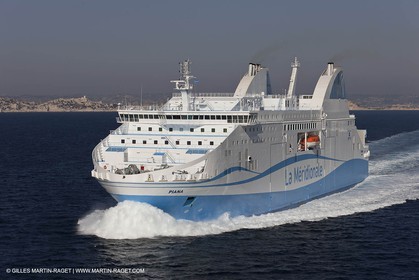14 01 2012 - Marseille (FRA,13) - La Meridionale shipping company - the Piana off Marseille and the Calanques