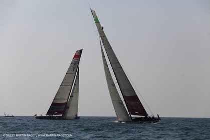27 11 2010 - Dubai (UAE) - Dubai Louis Vuitton Trophy - Final -  BMW ORACLE Racing Vs Emirates Team New Zealand