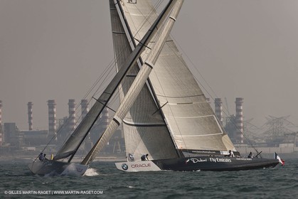 14 11 2010 - Dubai (UAE) - Dubai Louis Vuitton Trophy -  BMW ORACLE Racing - Race Day 1 - Vs All 4 one