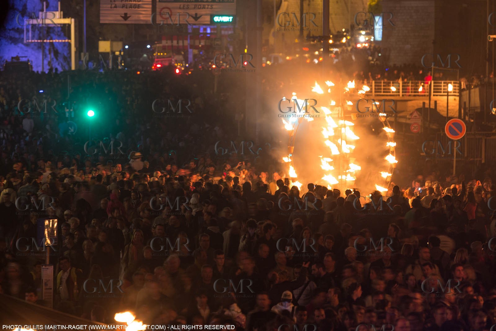 03 05 2013 - Marseille (FRA,13) - Marseille Provence 2013, Historical port Illumination by Company Carabosse