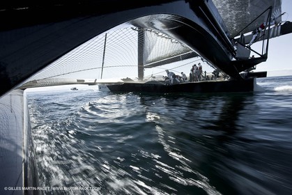 06 09 2008 - Anacortes (WA, USA) - America's Cup - BMW ORACLE Racing - 90 ft trimaran sea trials - Day 5