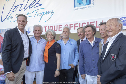 29 09 2018, Saint-Tropez (FRA,83), Voiles de Saint-Tropez 2019, Arrival Cannes-Saint-Tropez and trainings, inauguration du village
