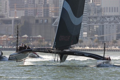 22 02 2013 - San Francisco (USA) - 34th America's Cup - Red Bull Youth America's Cup - Selection Series, session 2, Sailing Day 3