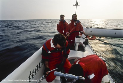 Commodore explorer - Bruno Peyron - 1993 - Record de la méditerranée