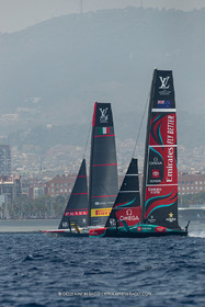 22 08 2024, Barcelona (ESP), Louis Vuitton 37th America's Cup, Louis Vuitton Preliminary Regatta, Race Day 1