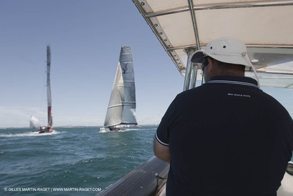 26 01 2009 - Auckland (NZL) - Louis Vuitton Pacific Series - BMW ORACLE Racing - Training