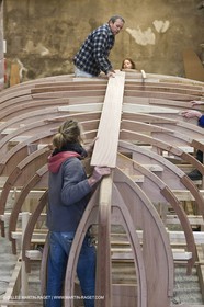 18 01 2012 - Marseille (FRA,13) - Construction d'Alcyon au chantier Carènes