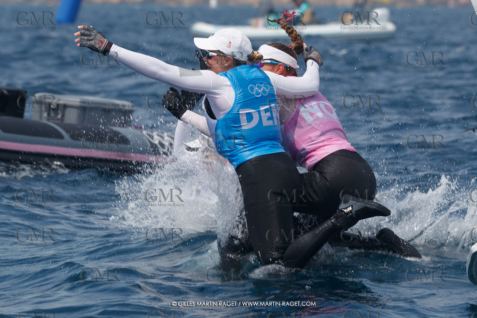 07 08 2024, Marseille (FRA), Paris 2024 Olympic Games, Sailing, Race Day 10, ILCA Medals races