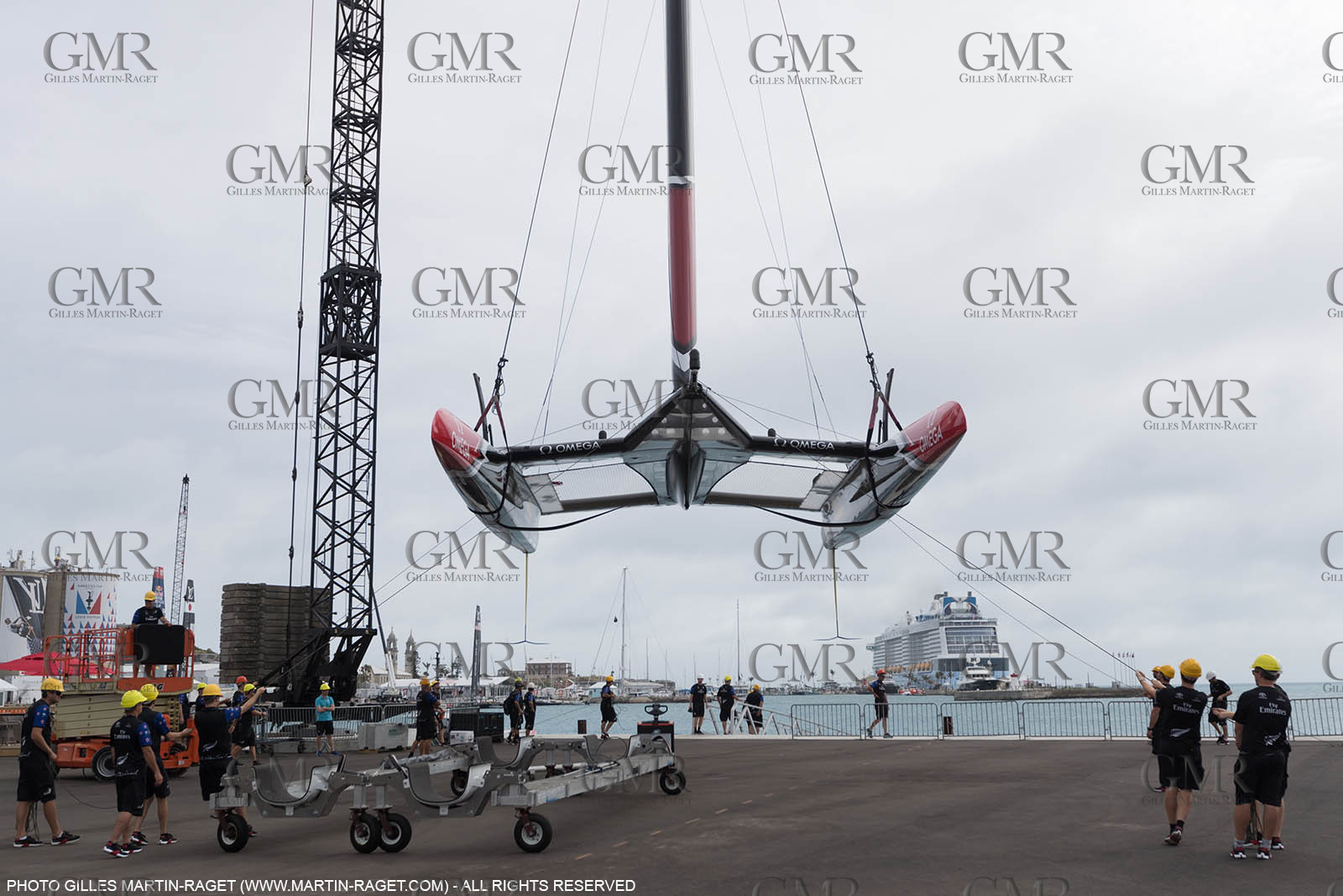 10 06 2017 - Bermuda (BDA) - 35th America's Cup Bermuda 2017 - Louis Vuitton America's Cup Challenger Playoffs final, Day 1