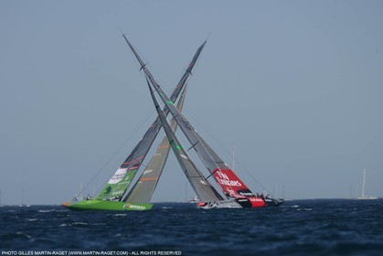 14 05 2007-Valencia (Spain)- 32nd America's Cup - Louis Vuitton Cup - Semi-final - Day 1 - BMW ORACLE racing