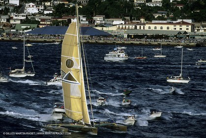 Florence Arthaud - Vainqueur Route du Rhum 1990 sur Groupe Pierre 1er