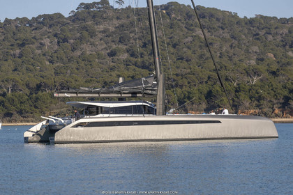 16 02 2019, Porquerolles (FRA,83), Gunboat 68 sail testing  3