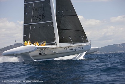 14 06 2008 - Toulon-Hyères (FRA,83) - 50 knots record attempt trials by l'Hydroptère