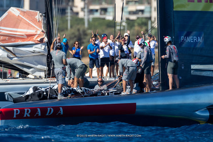 16 09 2024, Barcelona (ESP), 37th America's Cup, Louis Vuitton Cup Semi-final, Race Day 2