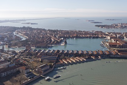 20 02 2012 - Venezia (ITA) - 34th America'sCup - Venezia 2012 America's Cup World Series - The Arsenale where the AC45 moorings, public village, media center and Club 45 will be located