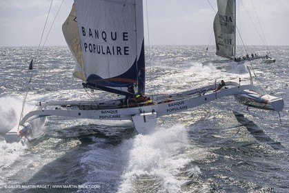 Course à la voile, multicoques, ORMA 60, Lalou Roucayrol, Banque Populaire IV