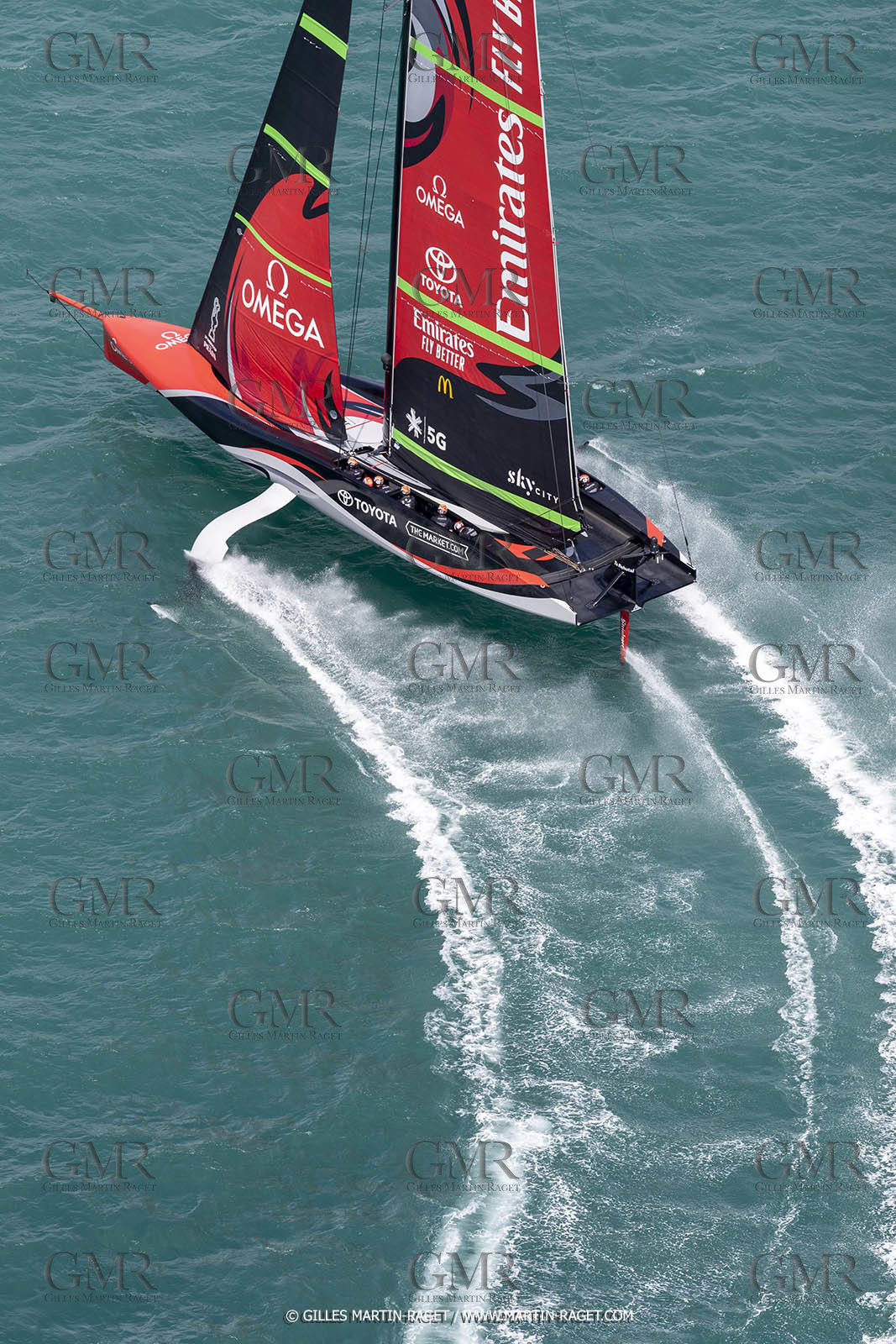 11 12 2020 - Auckland (NZL) - 36th America's Cup - Practice Sessions - Day 3 - Emirates Team New Zealand