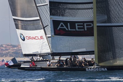 23 05 2010 - La Maddalena (ITA, Sardinia) Louis Vuitton Trophy - BMW ORACLE Racing - Racing Day 2