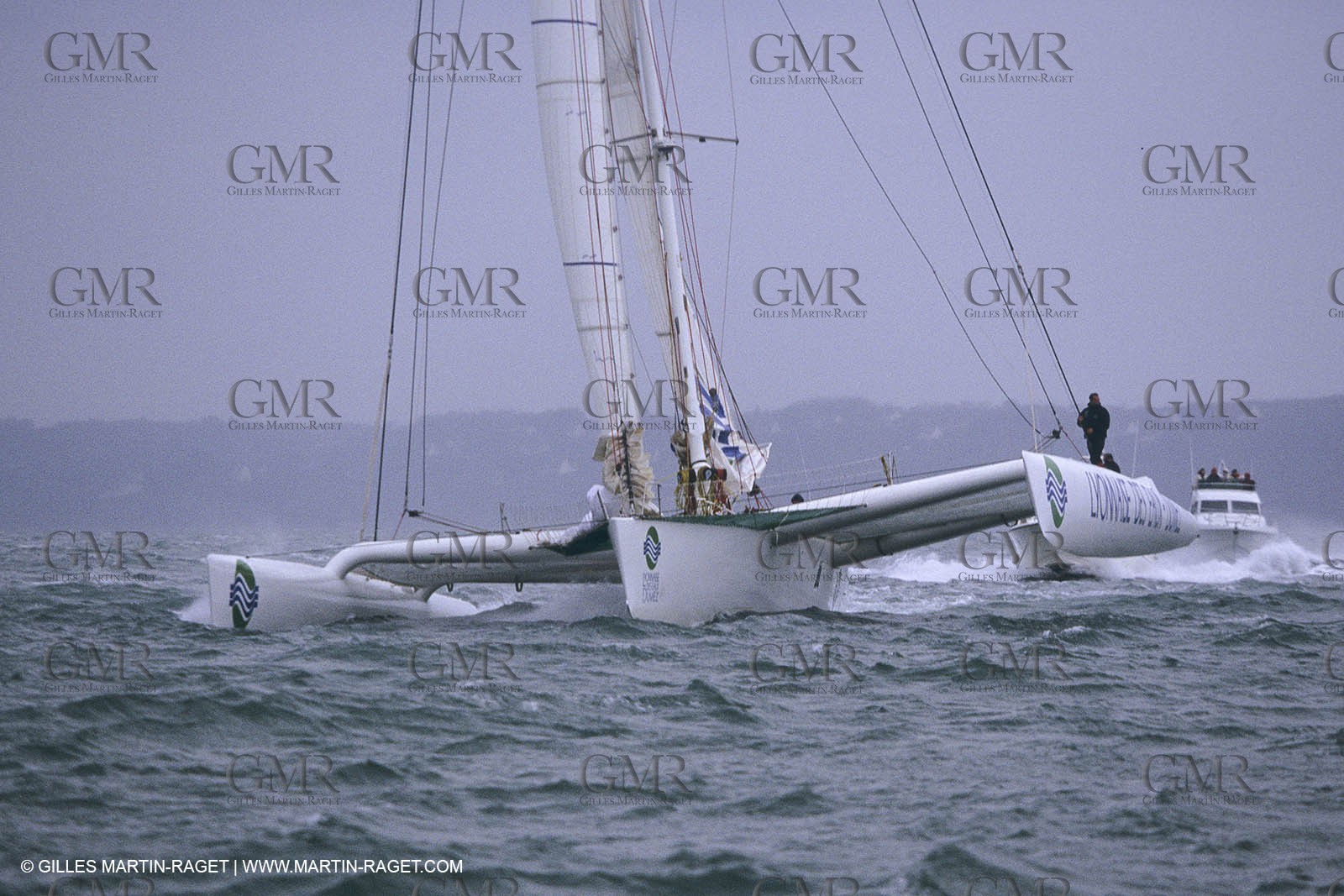 Sailing, Offshore Racing, Jules Verne Trophy, Lyonnaise des Eaux-Dumez