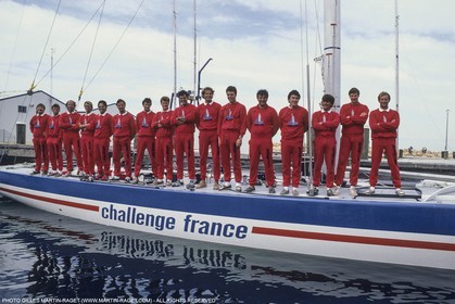 Sailing, Yacht Racing, America's Cup XVII, Fremantle (AUS,WA), 1987, Challenge France