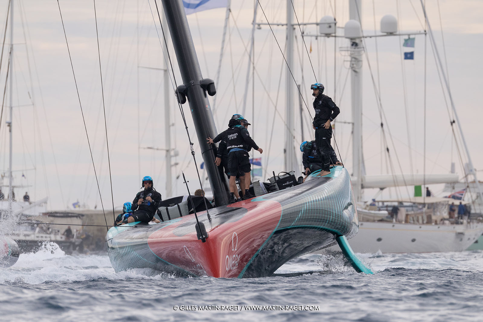 18 10 2024, Barcelona (ESP), Louis Vuitton 37th America's Cup, Final Match, Race Day 5,