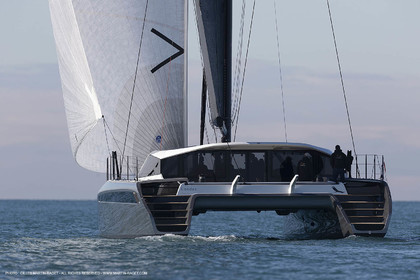 05 02 2019, La Grande Motte (FRA,34), Gunboat 68 sail testing  2