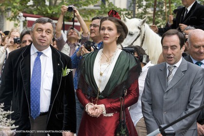 Arlésiennes en costume - Fête des Gardians - Arles