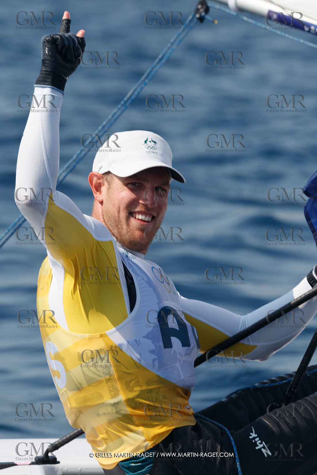 07 08 2024, Marseille (FRA), Paris 2024 Olympic Games, Sailing, Race Day 10, ILCA Medals races