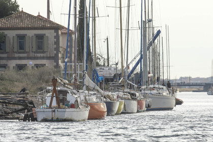 28 01 2016, Sète (FRA,34), Croisière sur le bassin de Thau, Entrrée du canal du Midi
