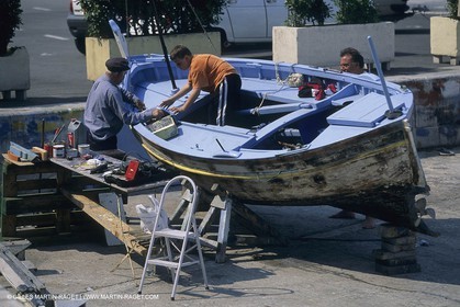 France, Provence, Pêche, barques, pointus, pêheurs, poissons