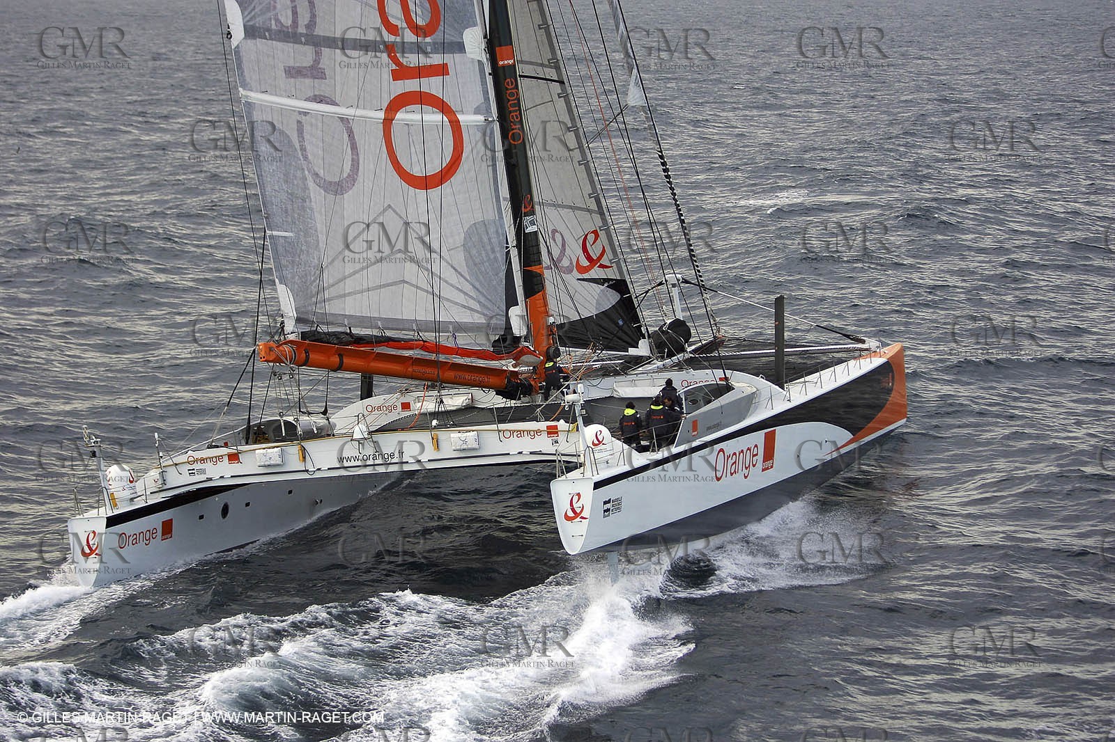 Orange II - 2004 Mediterranée Record - Start off Marseilles