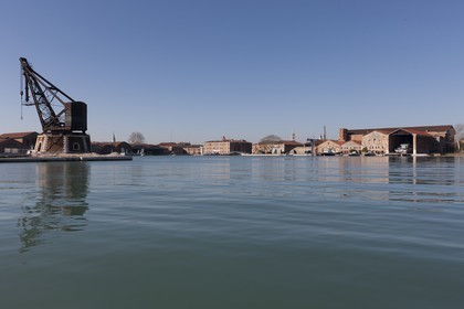 20 02 2012 - Venezia (ITA) - 34th America'sCup - Venezia 2012 America's Cup World Series - The Arsenale where the AC45 moorings, public village, media center and Club 45 will be located