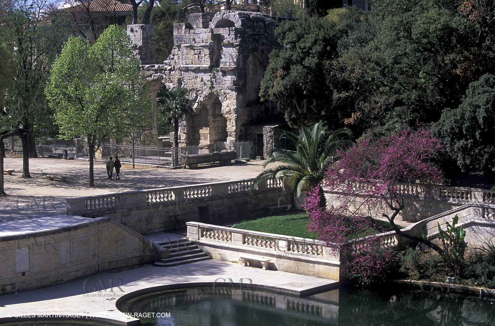 Nîmes - Fountain garden