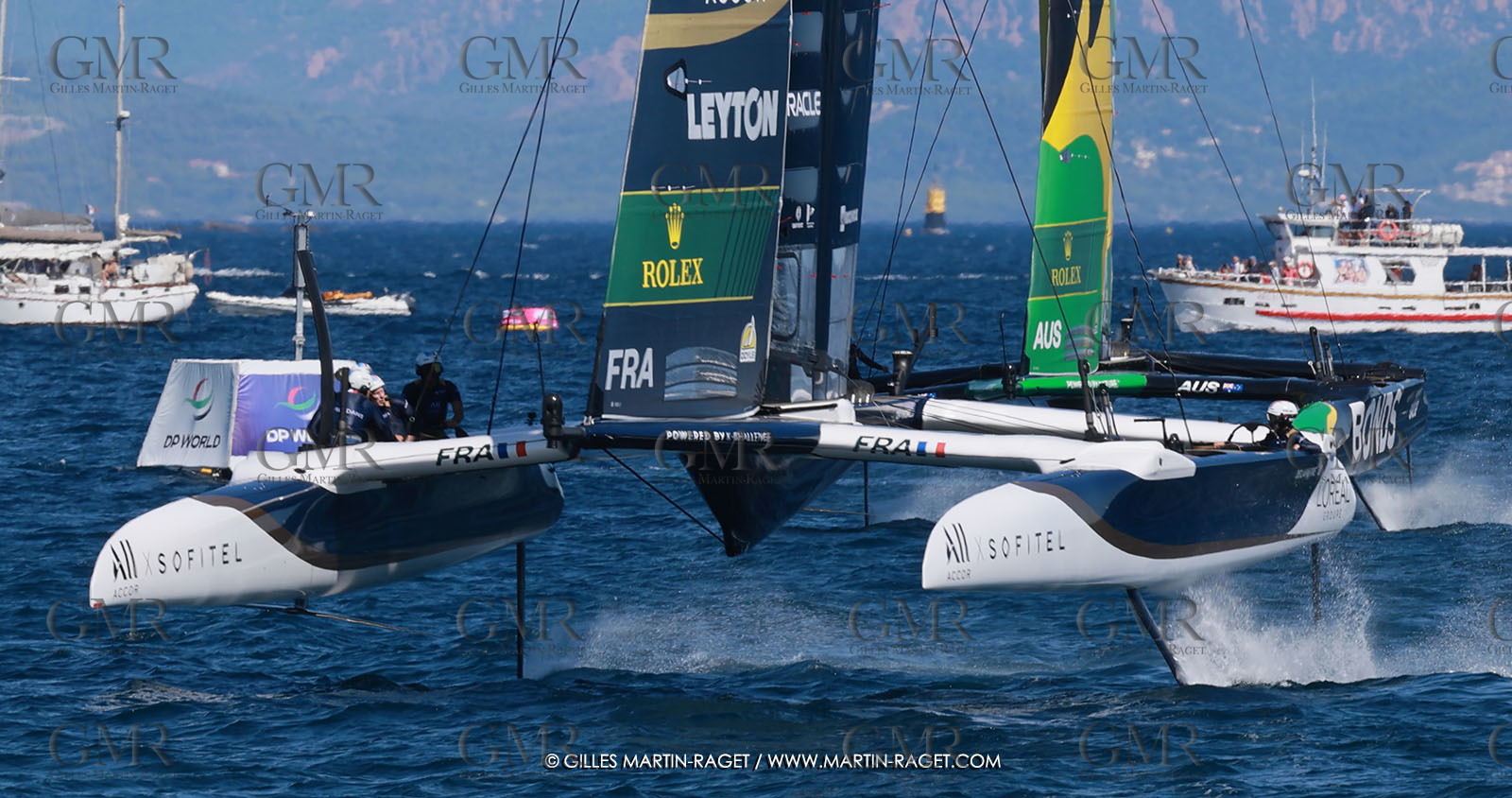 10 09 2025, Saint-Tropez,(FRA), Rockwool SailGP France Saint-Tropez, Race Day 1