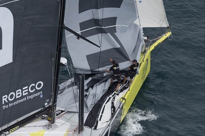 11 10 2014, Alicante (ESP), Volvo Ocean Race 2014-15, Team Alvimedica
