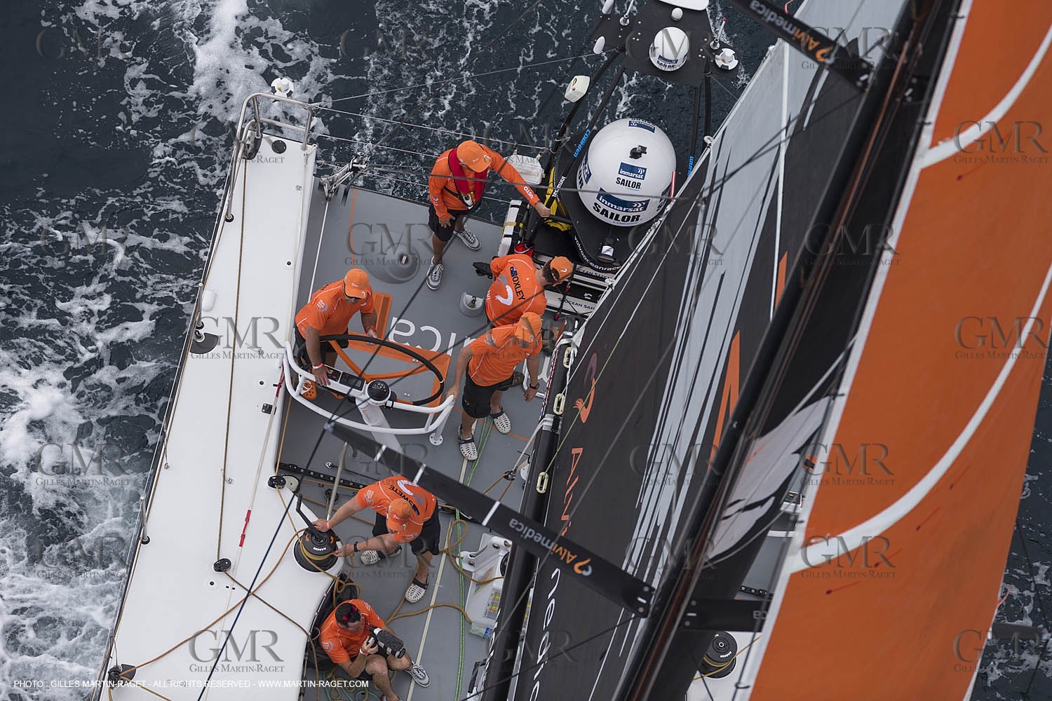 11 10 2014, Alicante (ESP), Volvo Ocean Race 2014-15, Team Alvimedica