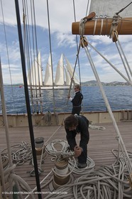 30 09 2010 - SainTropez (FRA,13) - Voiles de Saint Tropez 2010 - onboard Atlantic