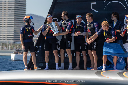 04 10 2024, Barcelona (ESP), 37th America's Cup, Louis Vuitton Cup Final, Race Day 7