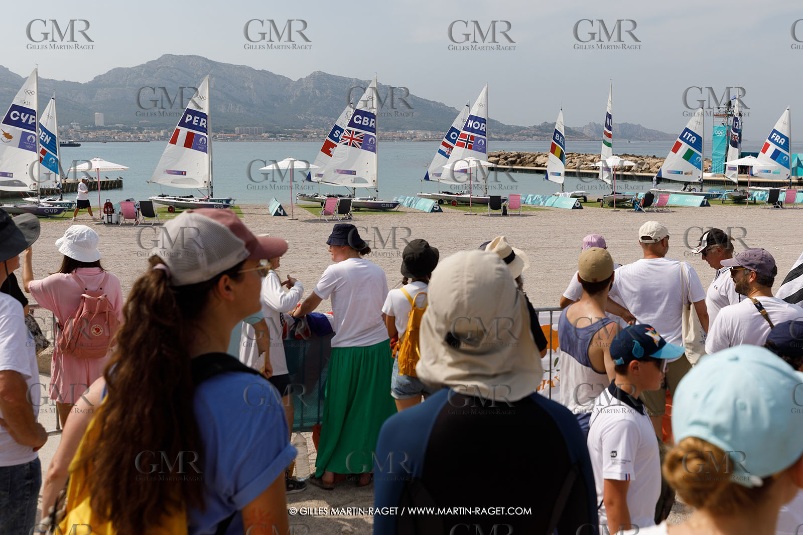 07 08 2024, Marseille (FRA), Paris 2024 Olympic Games, Sailing, Race Day 10, ILCA Medals races