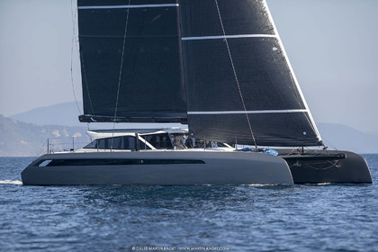 16 02 2019, Porquerolles (FRA,83), Gunboat 68 sail testing  3