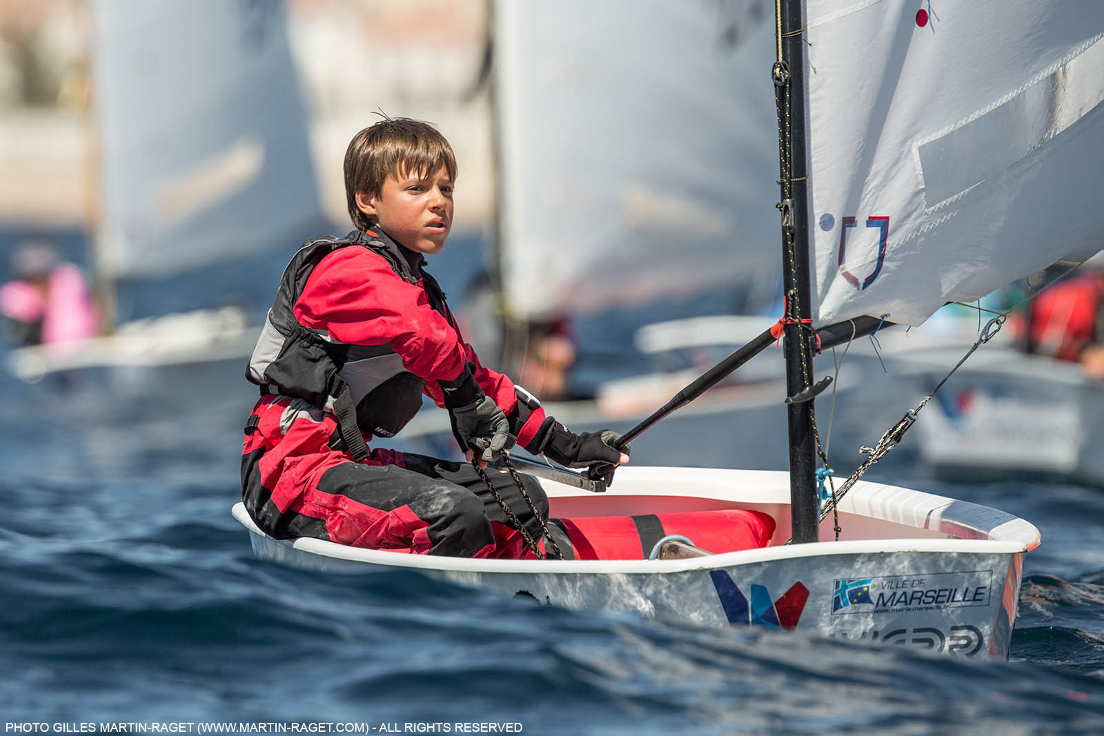 14 04 2016, Marseille (FRA,13), SNIM Dériveurs, Coupe Internationale de Printemps Optimist, Day 4