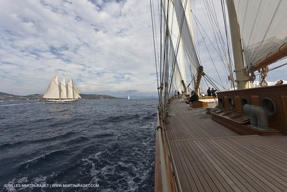 30 09 2010 - SainTropez (FRA,13) - Voiles de Saint Tropez 2010 - onboard Atlantic
