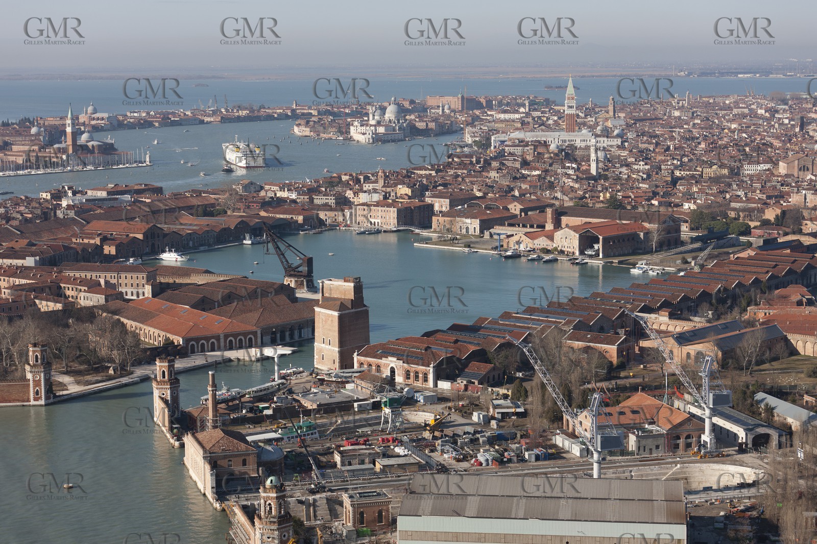 20 02 2012 - Venezia (ITA) - 34th America'sCup - Venezia 2012 America's Cup World Series - The Arsenale where the AC45 moorings, public village, media center and Club 45 will be located
